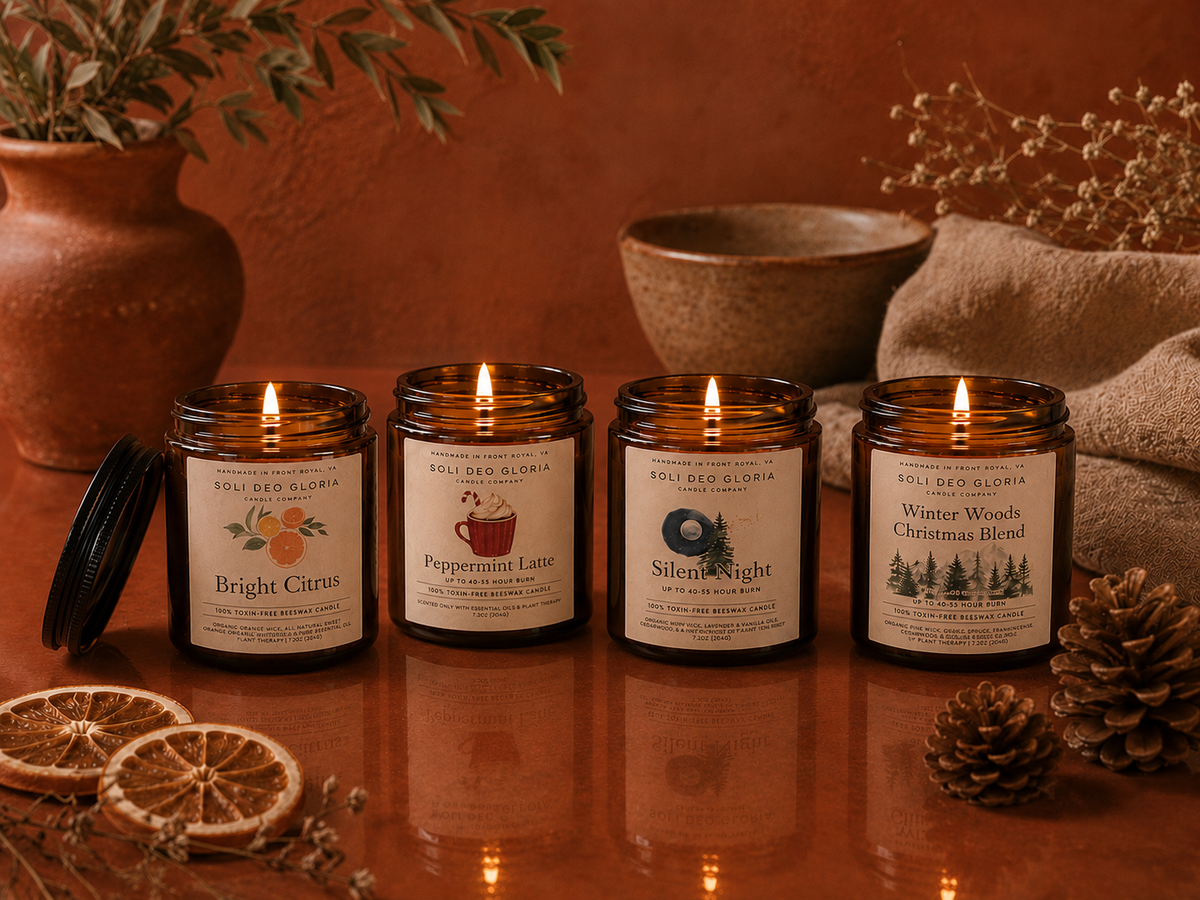Cozy Season Favorites Beeswax Candle Bundle | 4 Pack