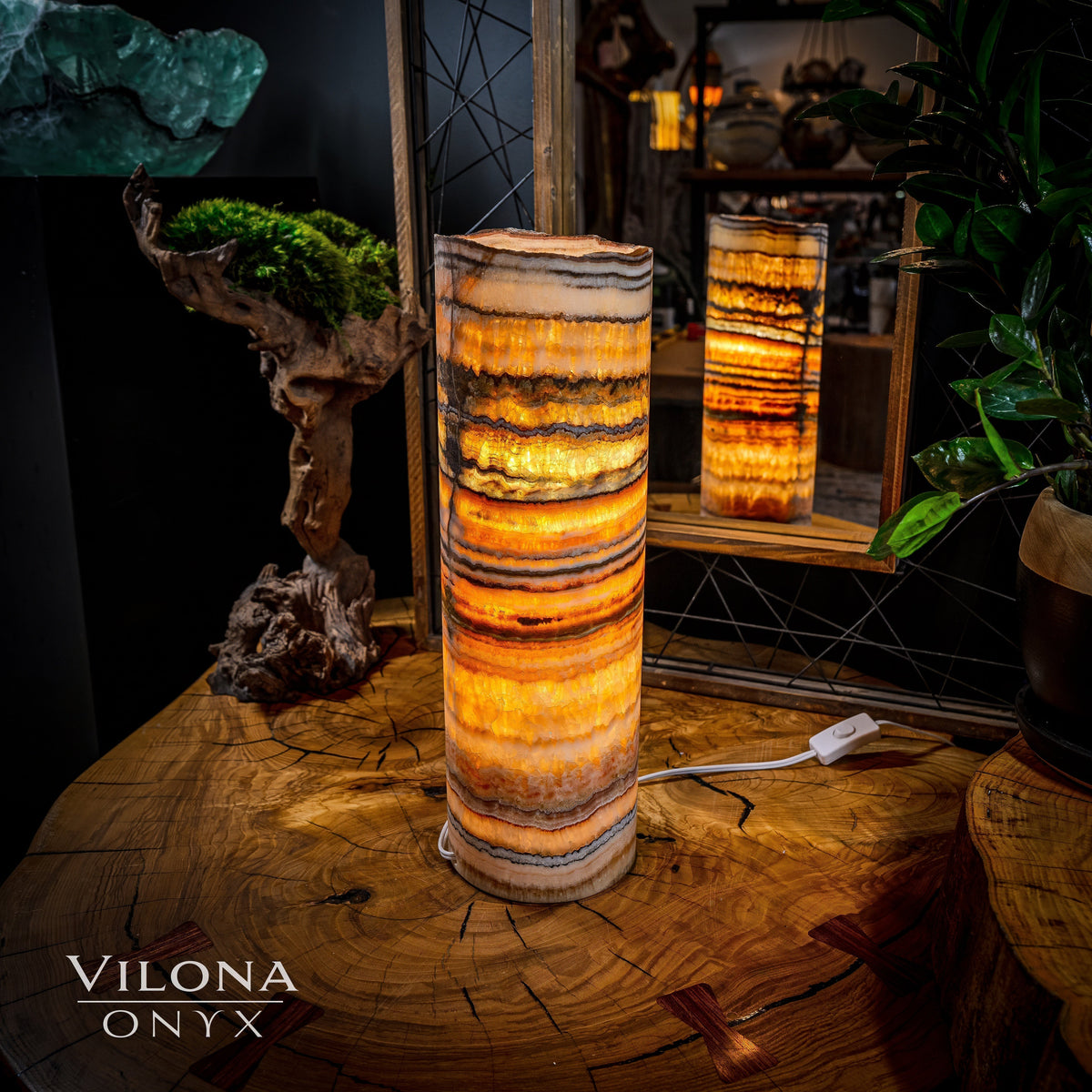 Aqua Onyx Lamp (Table Lamp #19)