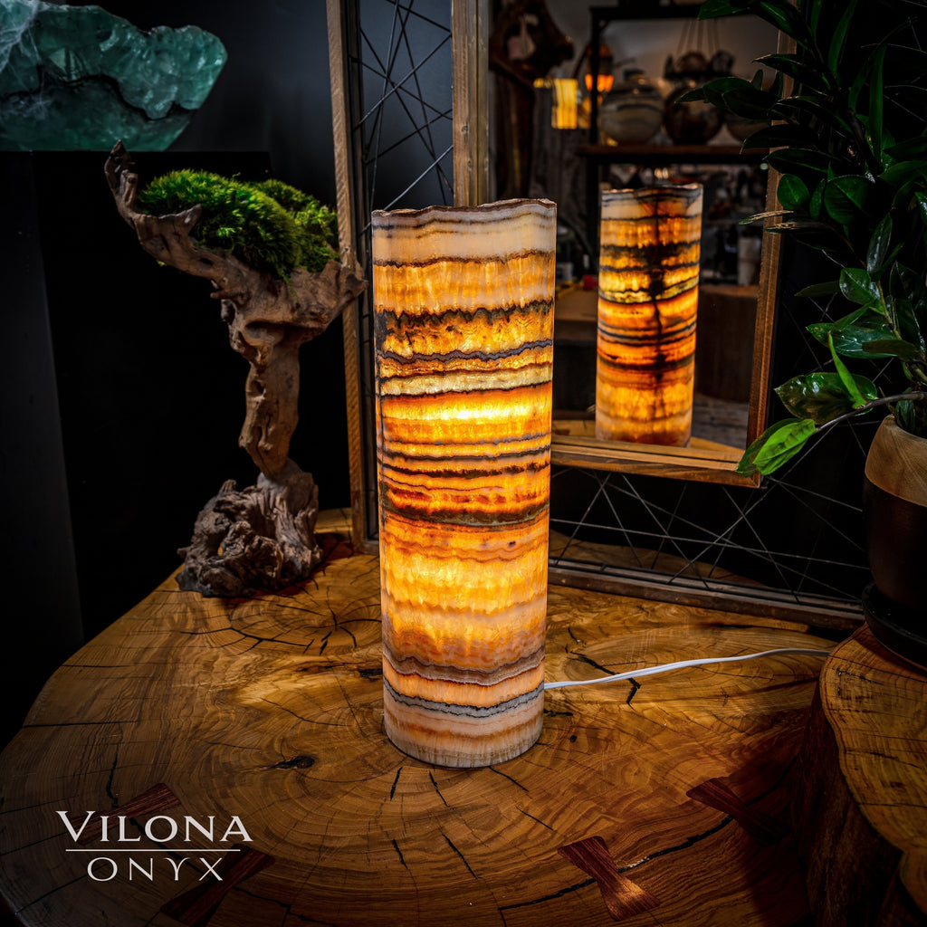 Aqua Onyx Lamp (Table Lamp #19)