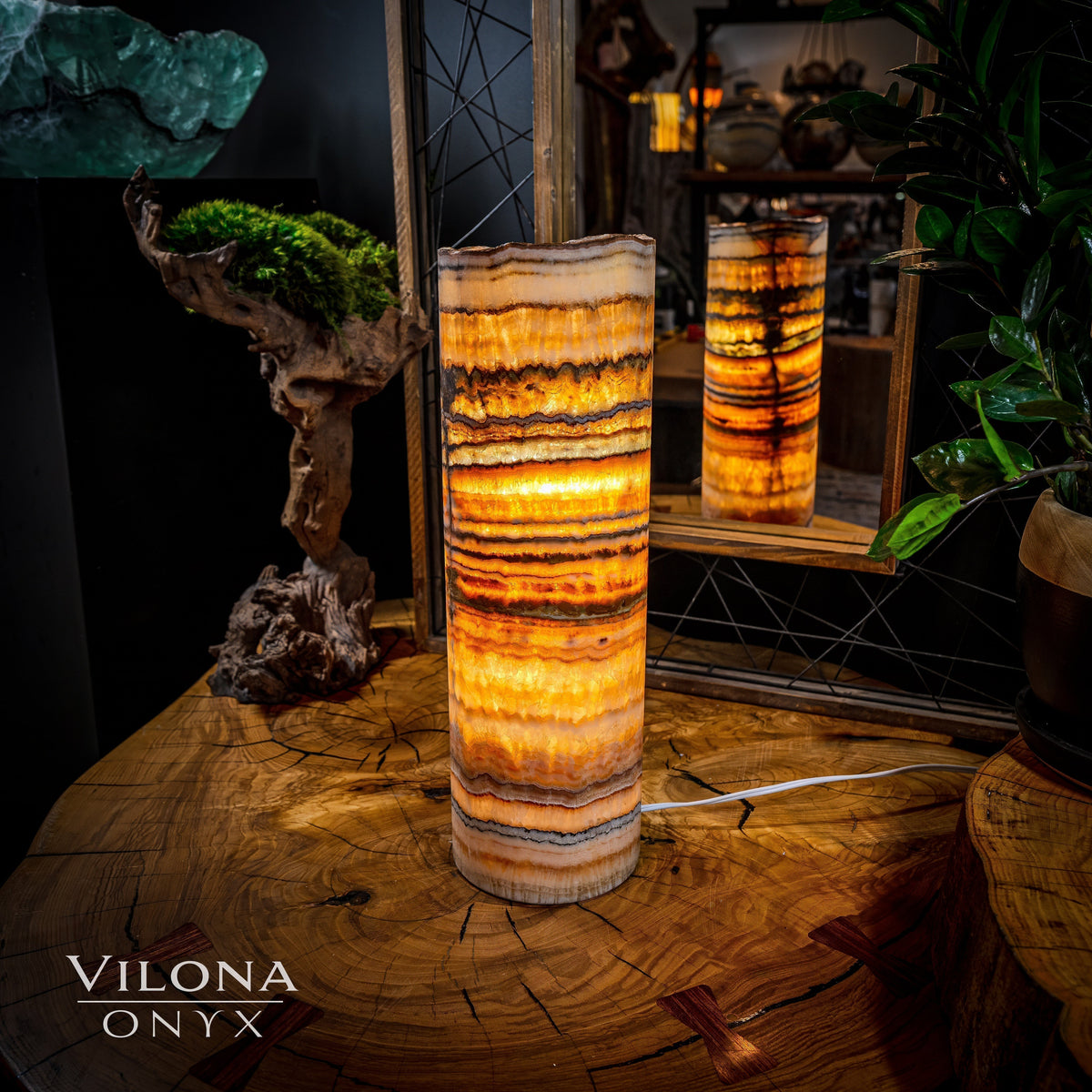 Aqua Onyx Lamp (Table Lamp #19)