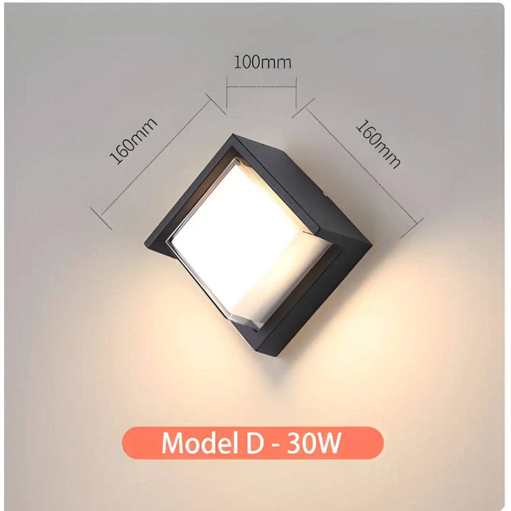 LED Wall Light Lamp with PIR Motion Sensor and Waterproof